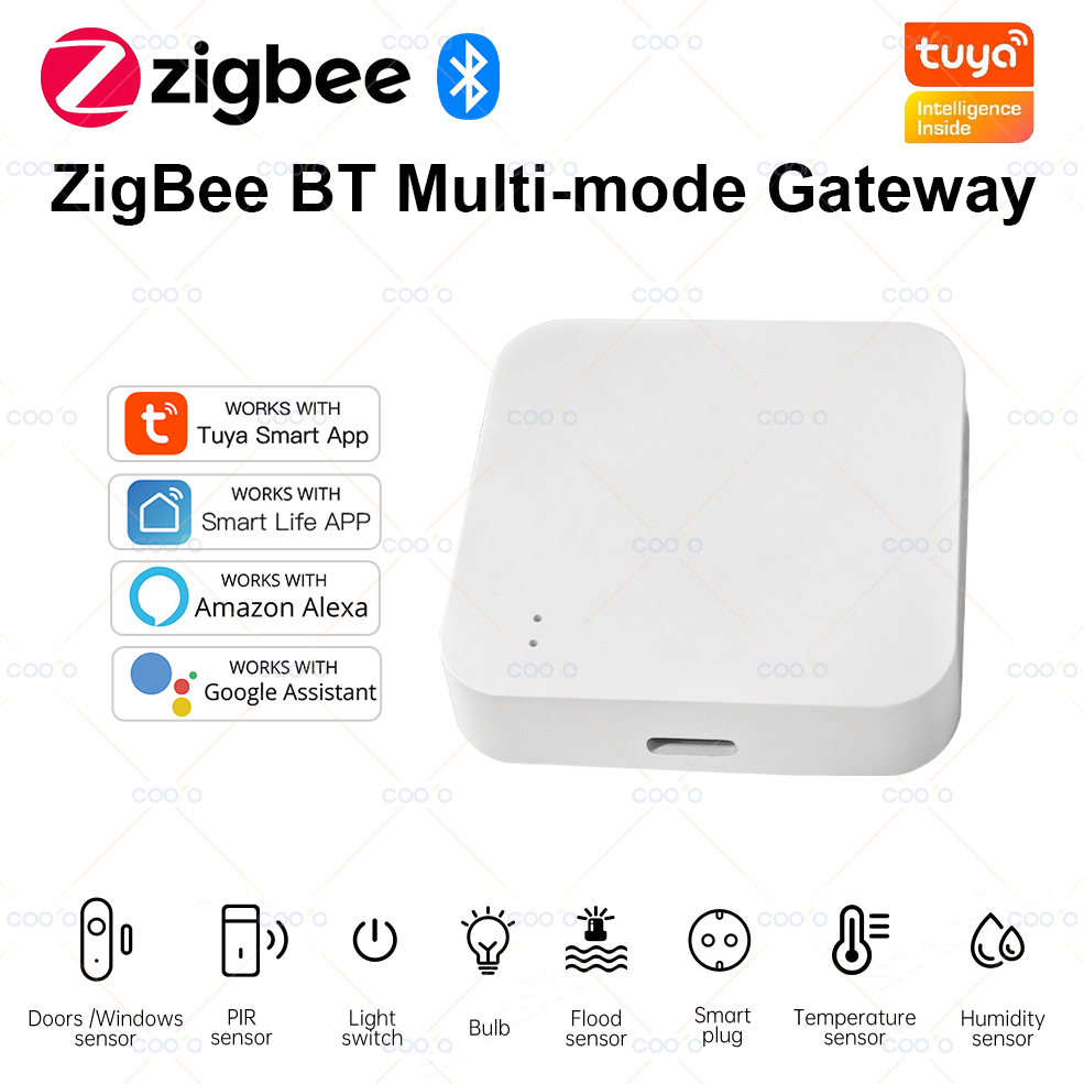 Smart Home Bridge - Tuya Zigbee-airies de passerelle multimode Bluetooth,