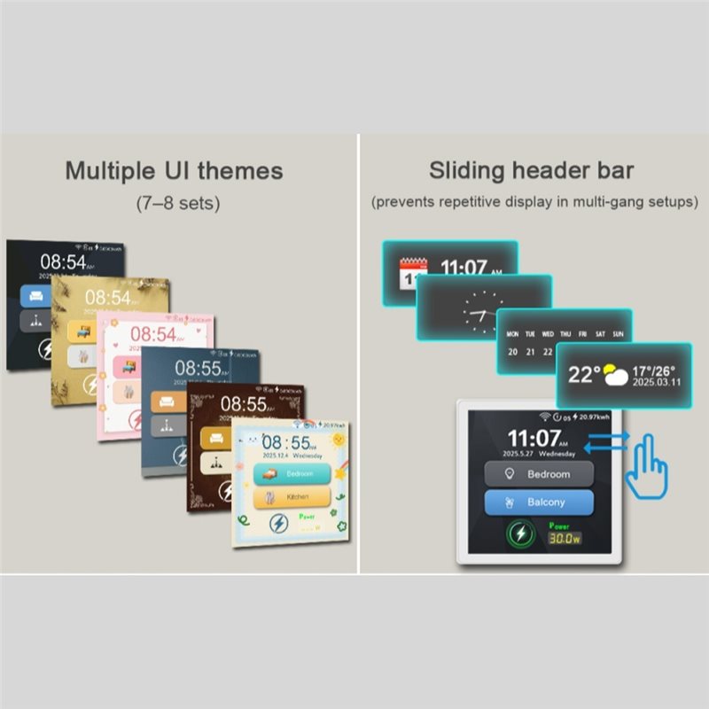 Smart Home Zigbee 3.0 - LOT EN GROS – Interrupteur tactile