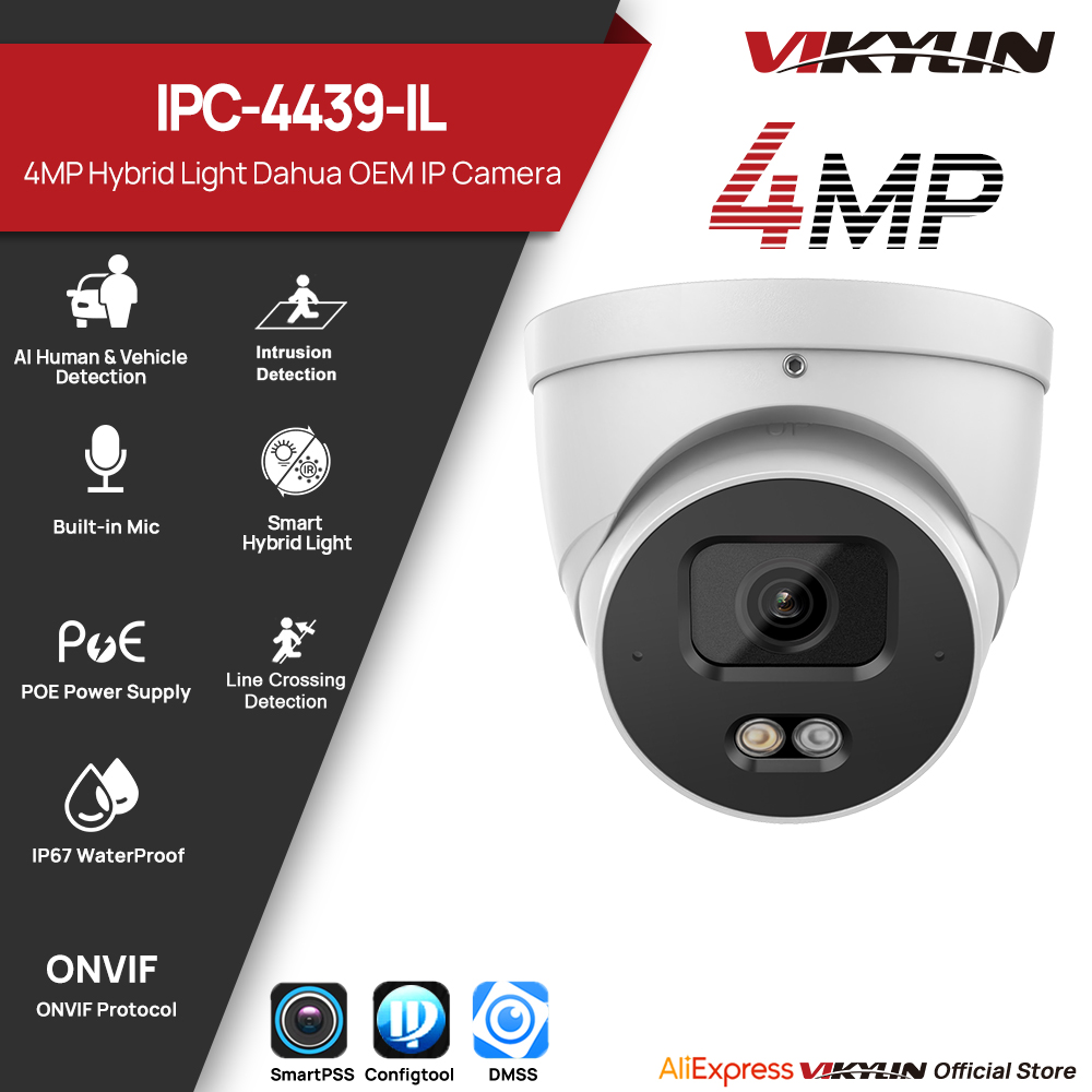 Smart Home Certification - Caméra de sécurité IP VIKYLIN 4MP,