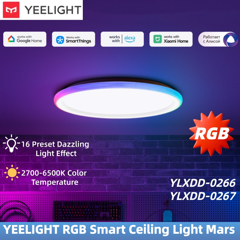 Smart Home Yeelight - Plafonnier intelligent YEELIGHT RGB Mars avec