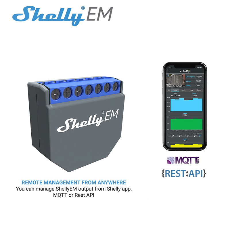 Smart Home Voice Control - Module d'interrupteur mural intelligent Wi-Fi SHELLY