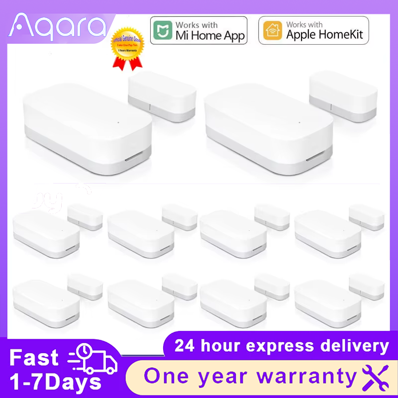 Smart Home Xiaomi 2 - Aqara-Capteur d'ouverture de porte/fenêtre intelligent, télécommande