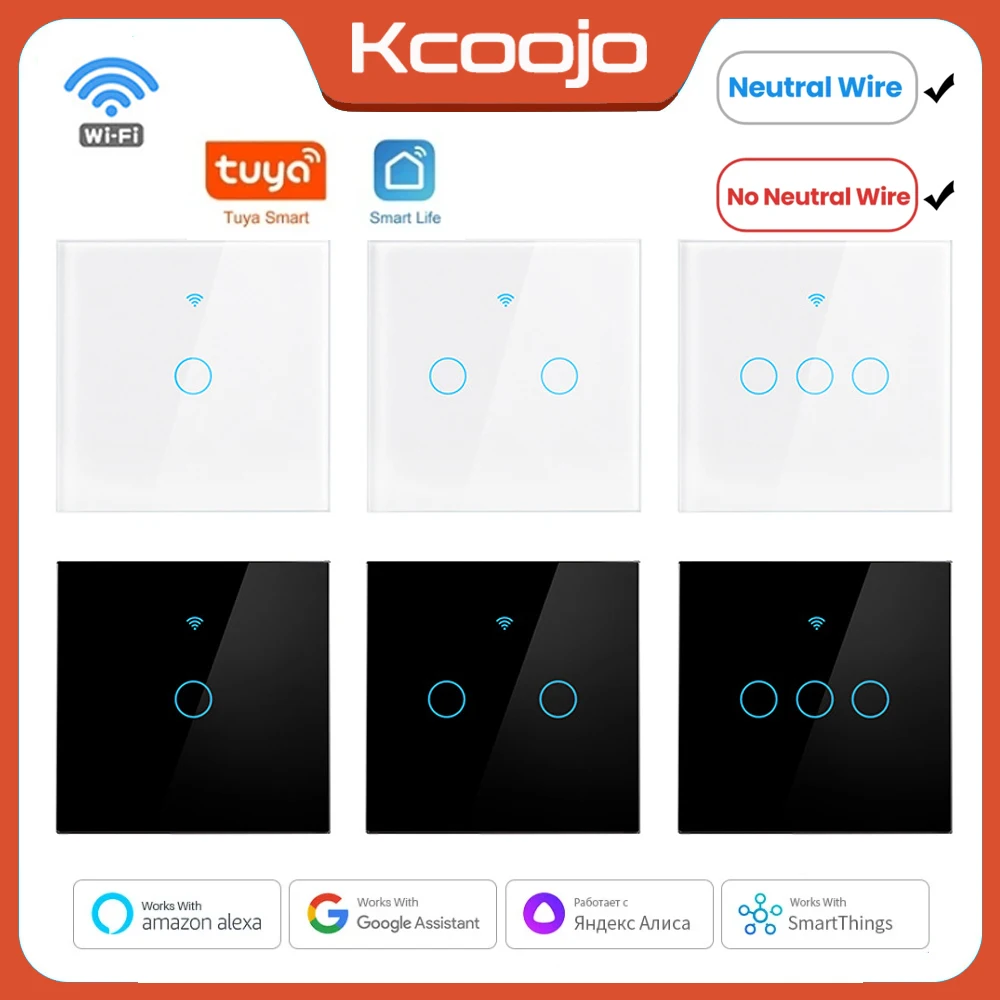 Smart Home Networking - Tuya Wifi EU commutateurs intelligents 1/2/3/4