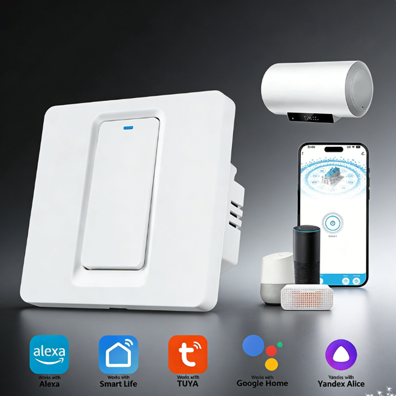 Smart Home Networking - Commutateur de chauffe-eau intelligent/contrôle tactile WiFi