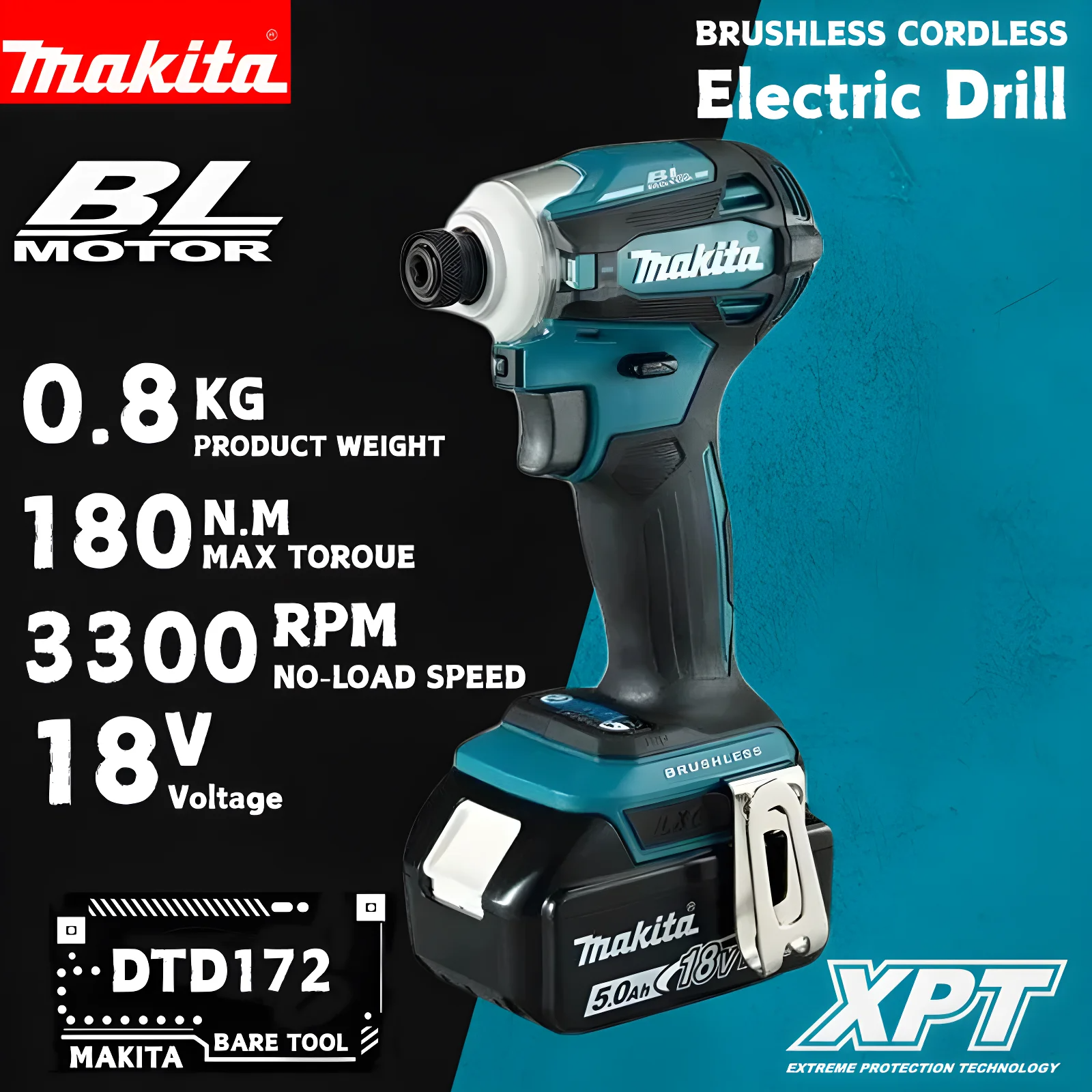 Smart Home Interior - Makita DTD172 Visseuse à chocs sans