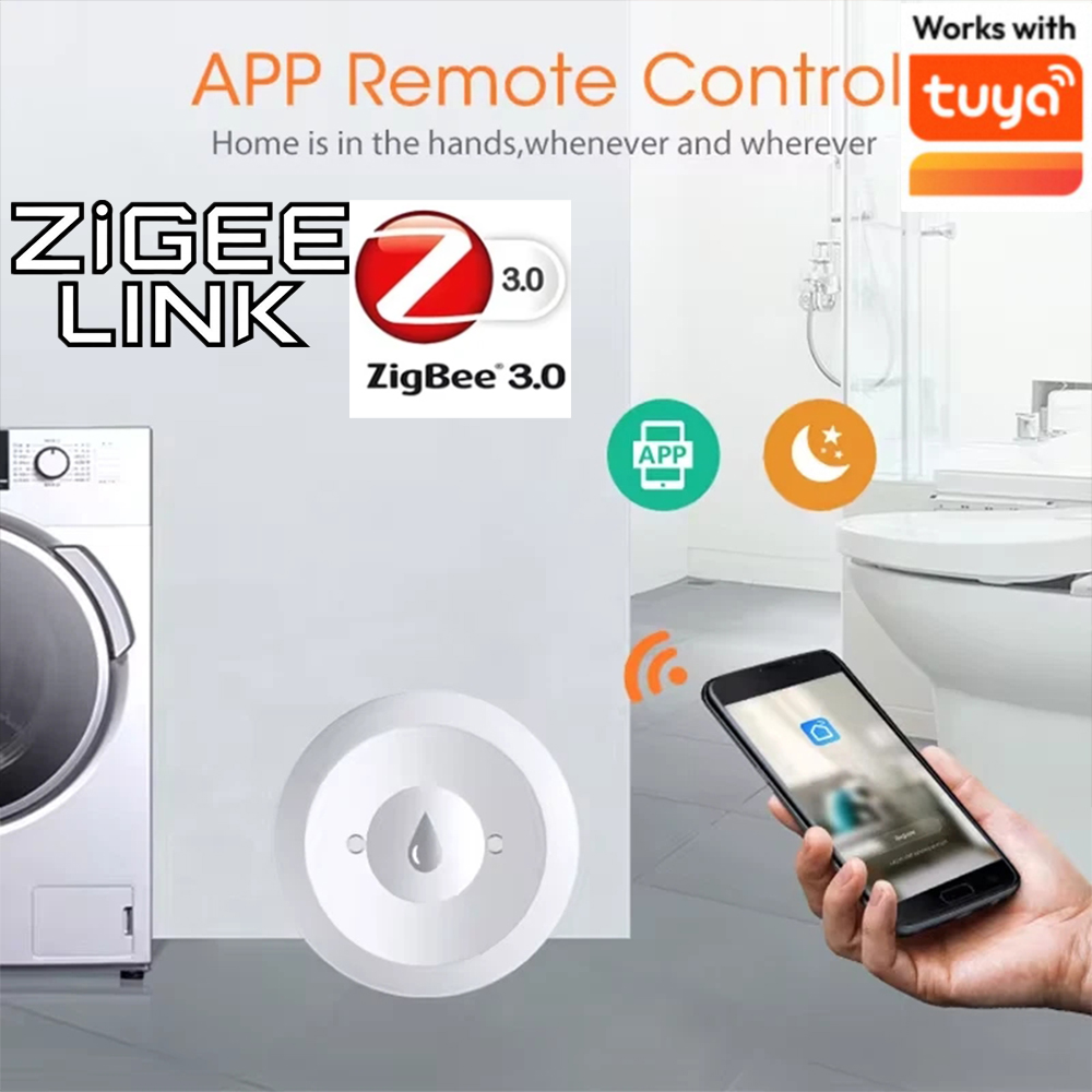 Smart Home Zigbee 3.0 - Capteur intelligent de fuite d'eau Tuya