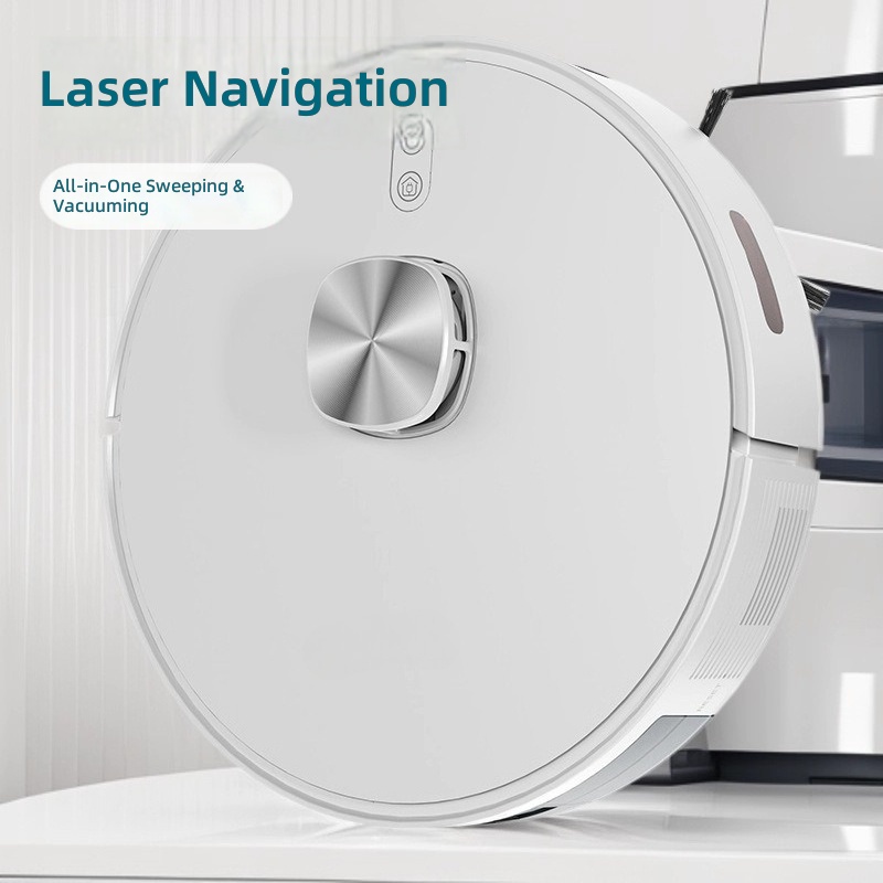 Smart Home Robot - Robot aspirateur à navigation laser, nettoyage
