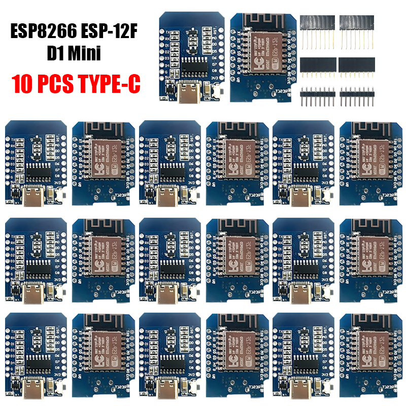 Smart Home Esp8266 - XCW WeMos D1 Mini TYPE-C/Micro USB