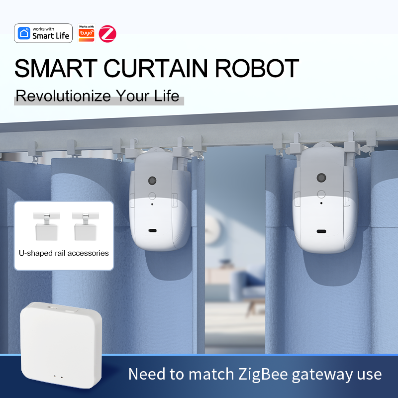 Smart Home Robot - Zigbee – pilote de rideau intelligent,