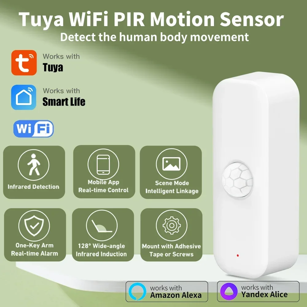 Smart Home Networking - Tuya-Capteur de mouvement PIR pour la