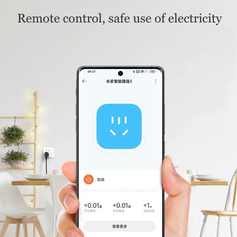 Smart Home Yeelight - Prise intelligente Xiaomi Mijia 3 avec