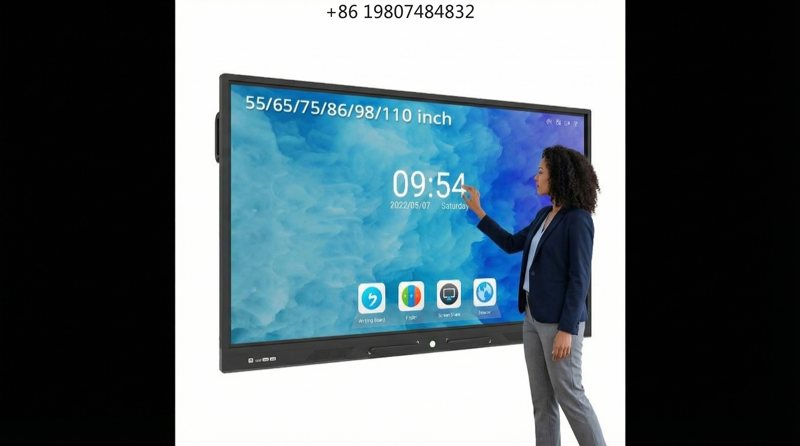 Homesmart Online - Écran interactif tout-en-un 65/75/86 pouces, panneau