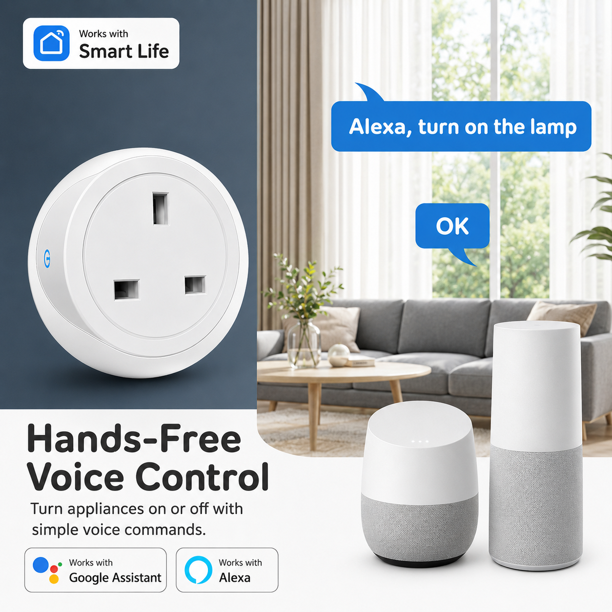 Prise intelligente Tuya UK WiF - Smart Home Networking avis et prix