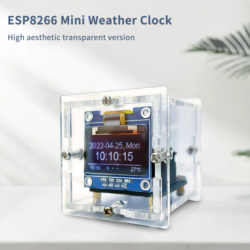 Kit d'horloge météo miniature  - Smart Home Esp8266 avis et prix
