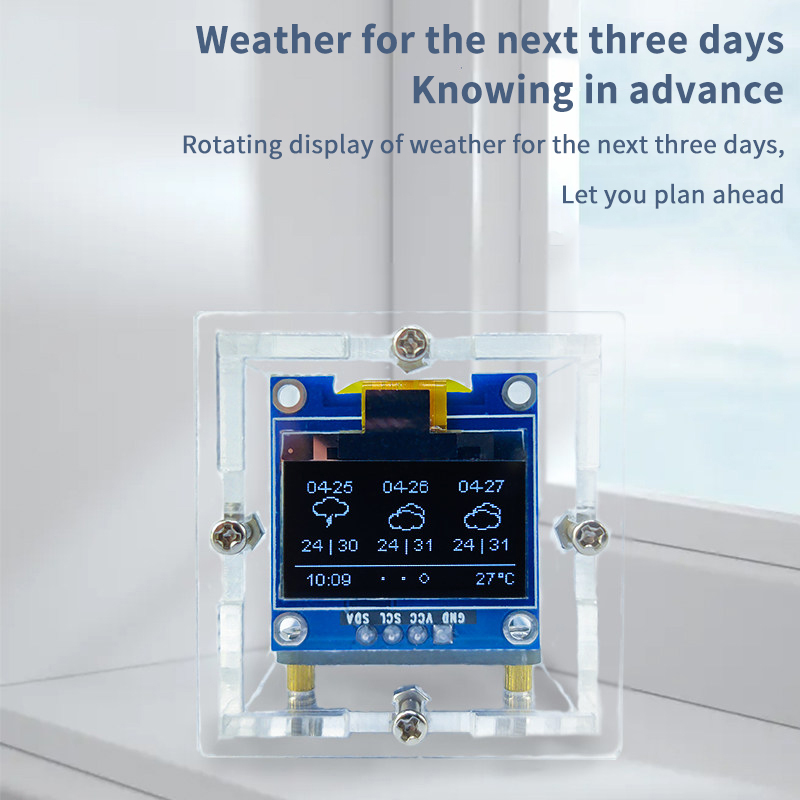 Kit d'horloge météo miniature  - Smart Home Esp8266 avis et prix