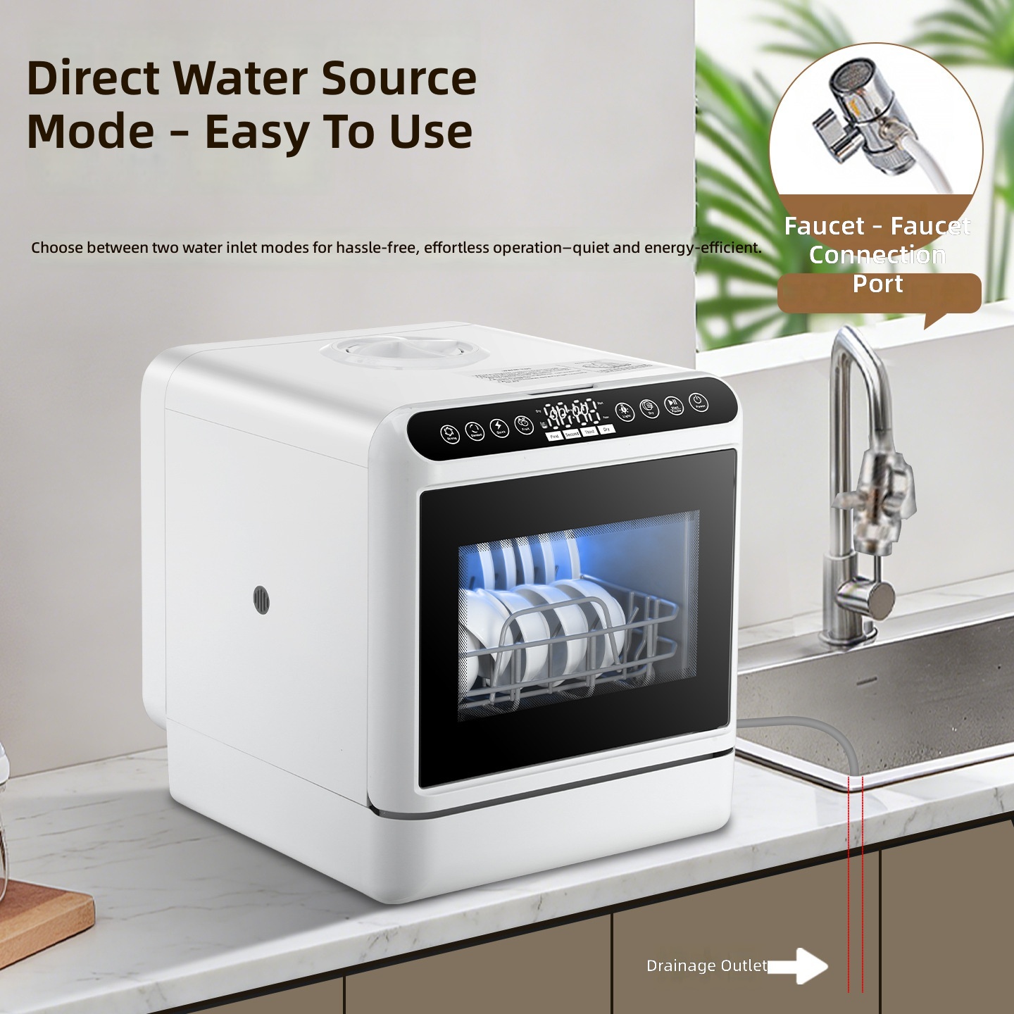 Lave-vaisselle, prise UK 220V, - Smart Home Ac avis et prix