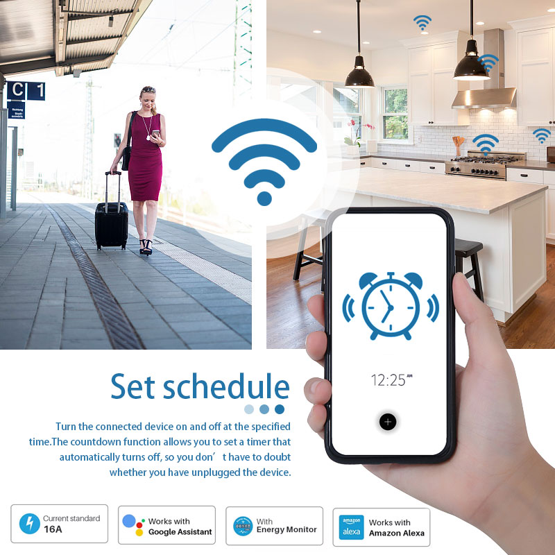 Prise intelligente WiFi TUYA E - Smart Home Living Room avis et prix