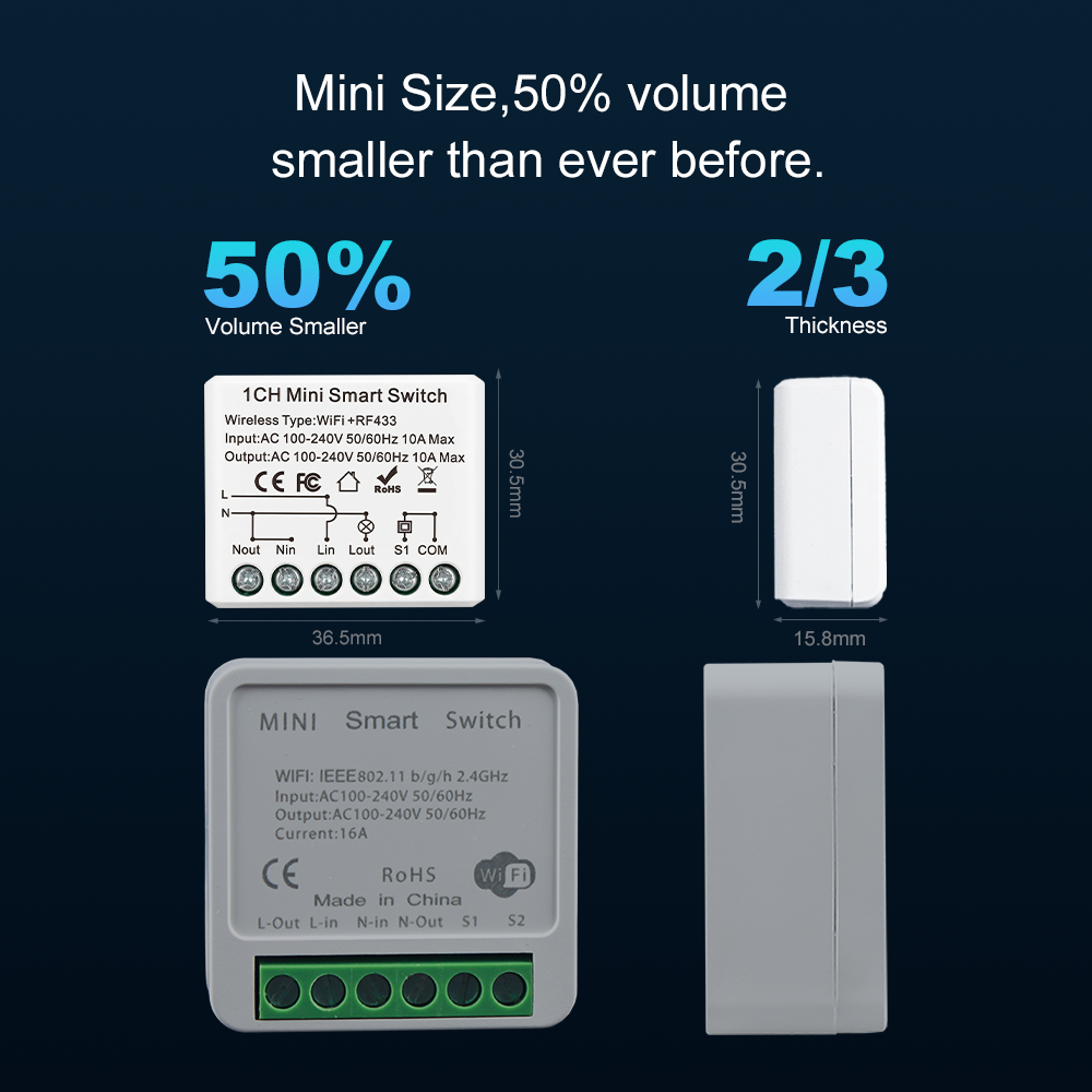 Interrupteurs intelligents Tuy - Smart Home Automation avis et prix
