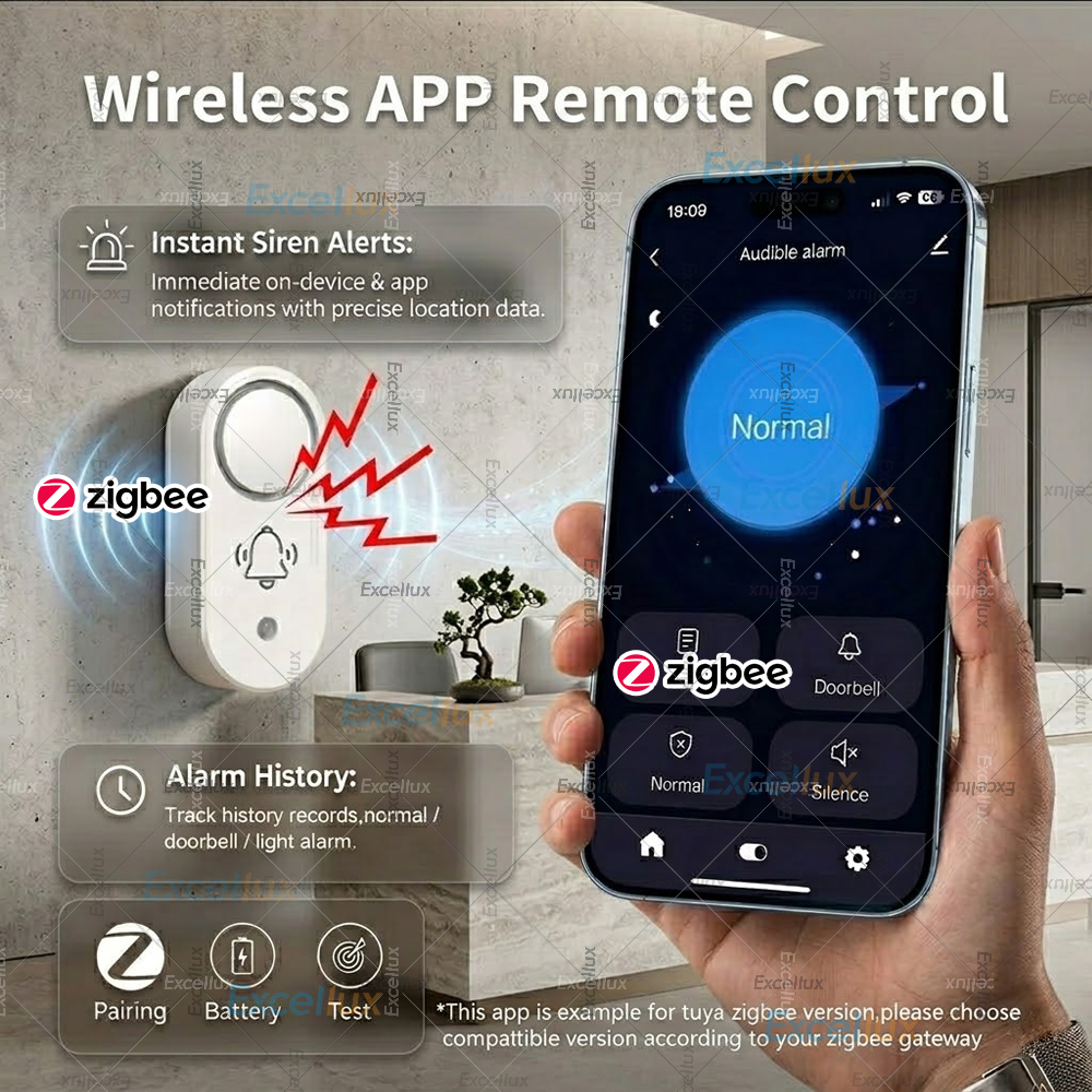Alarme sirène Zigbee 3.0, 110  - Smart Home Zigbee 3.0 avis et prix
