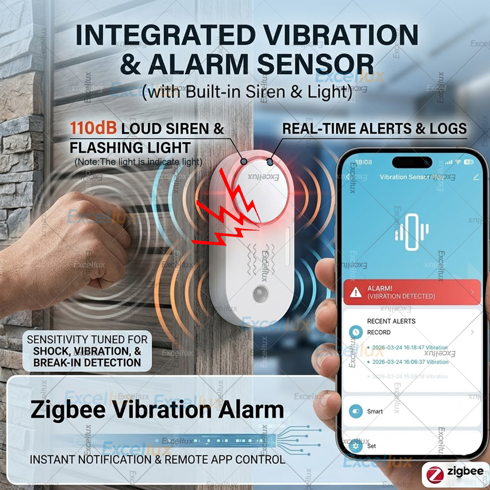 Alarme sirène Zigbee 3.0, 110  - Smart Home Zigbee 3.0 avis et prix