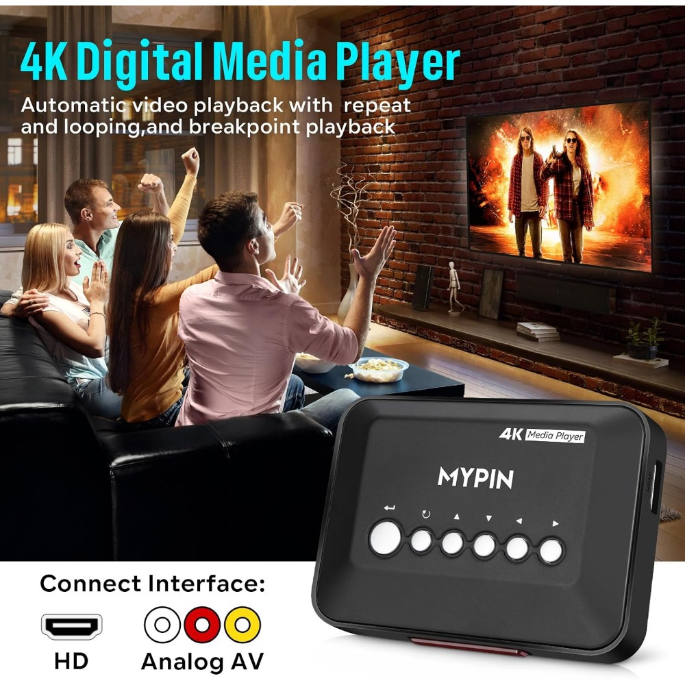 Lecteur multimédia HDMI 4K 30H - Smart Home Ac avis et prix