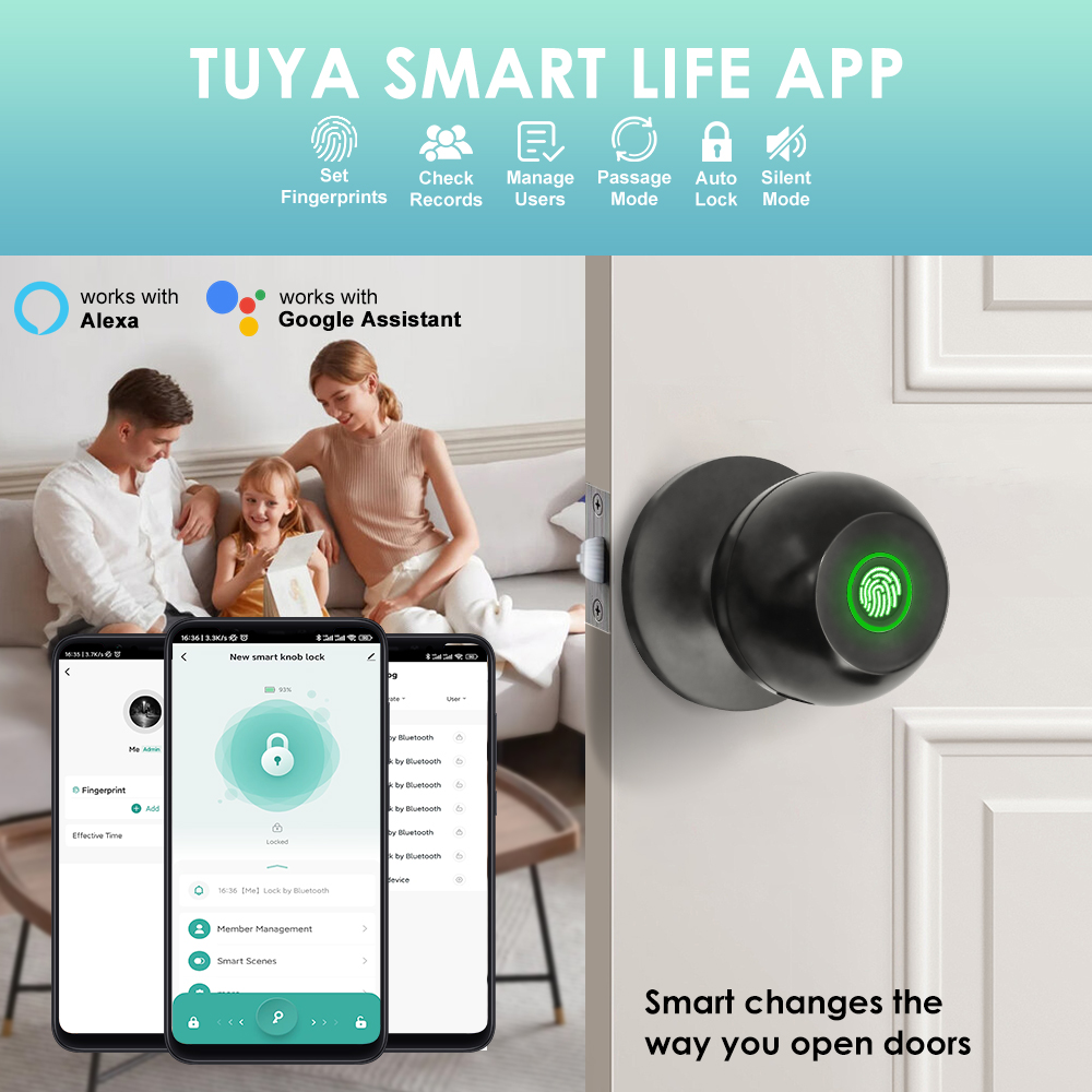 Tuya – serrure de porte électr - Smart Home Website avis et prix
