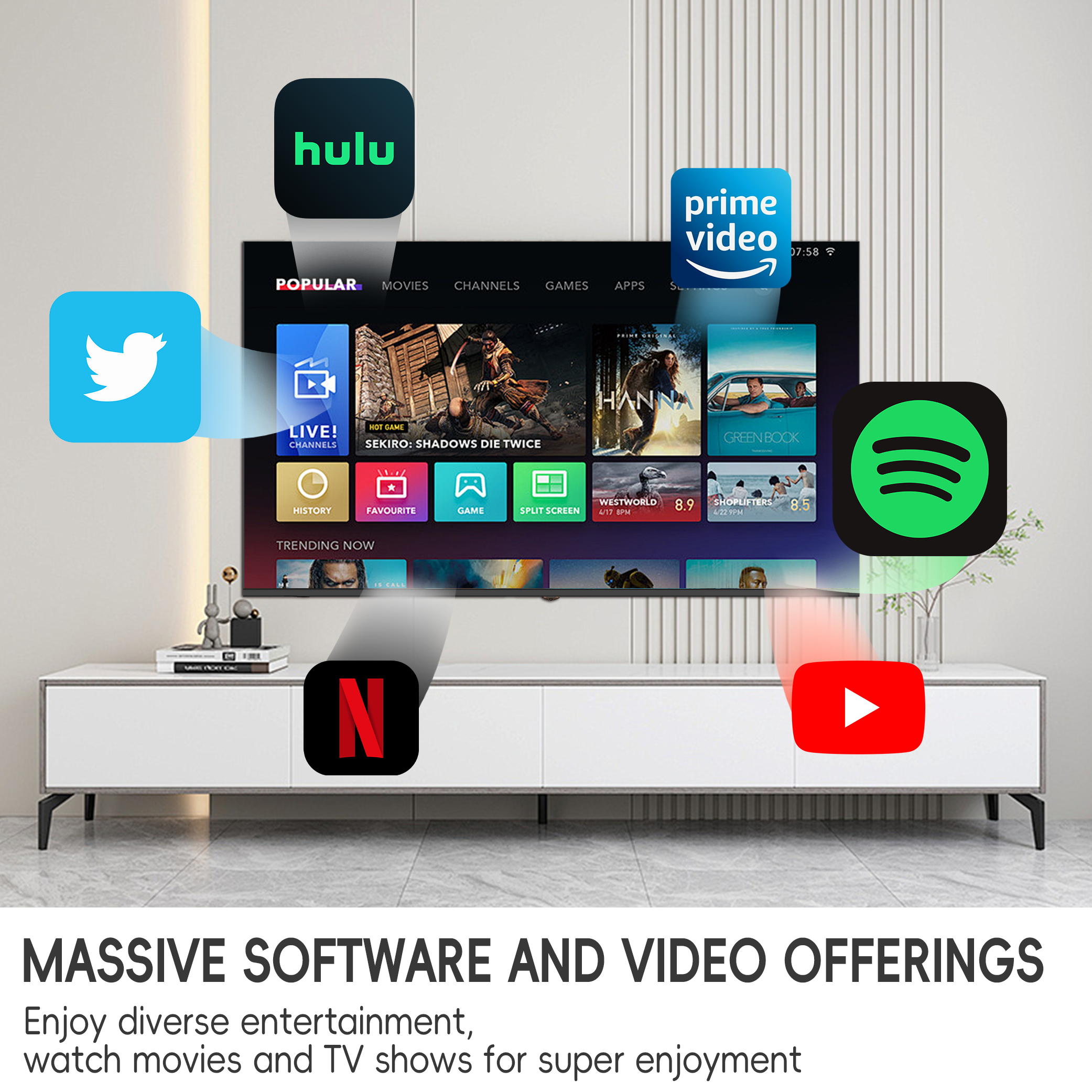Téléviseur intelligent QLED 4K - Smart Home Certification avis et prix