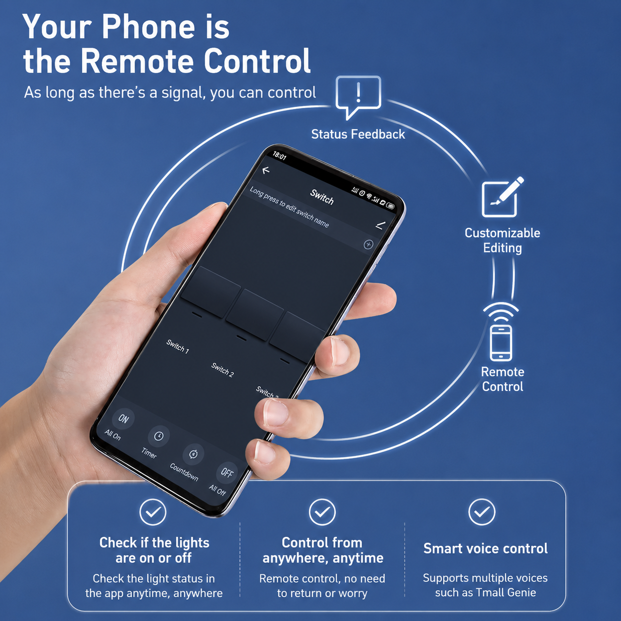 Interrupteur tactile Tuya aux  - Smart Home Voice Control avis et prix
