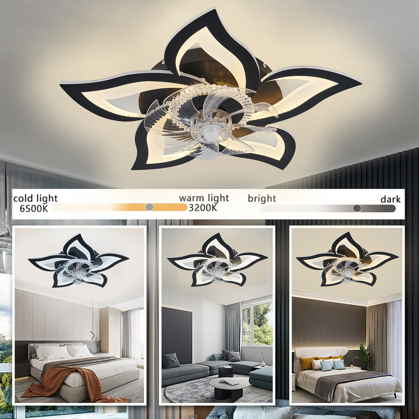 Ventilateur de plafond Lotus L - Smart Home Living Room avis et prix