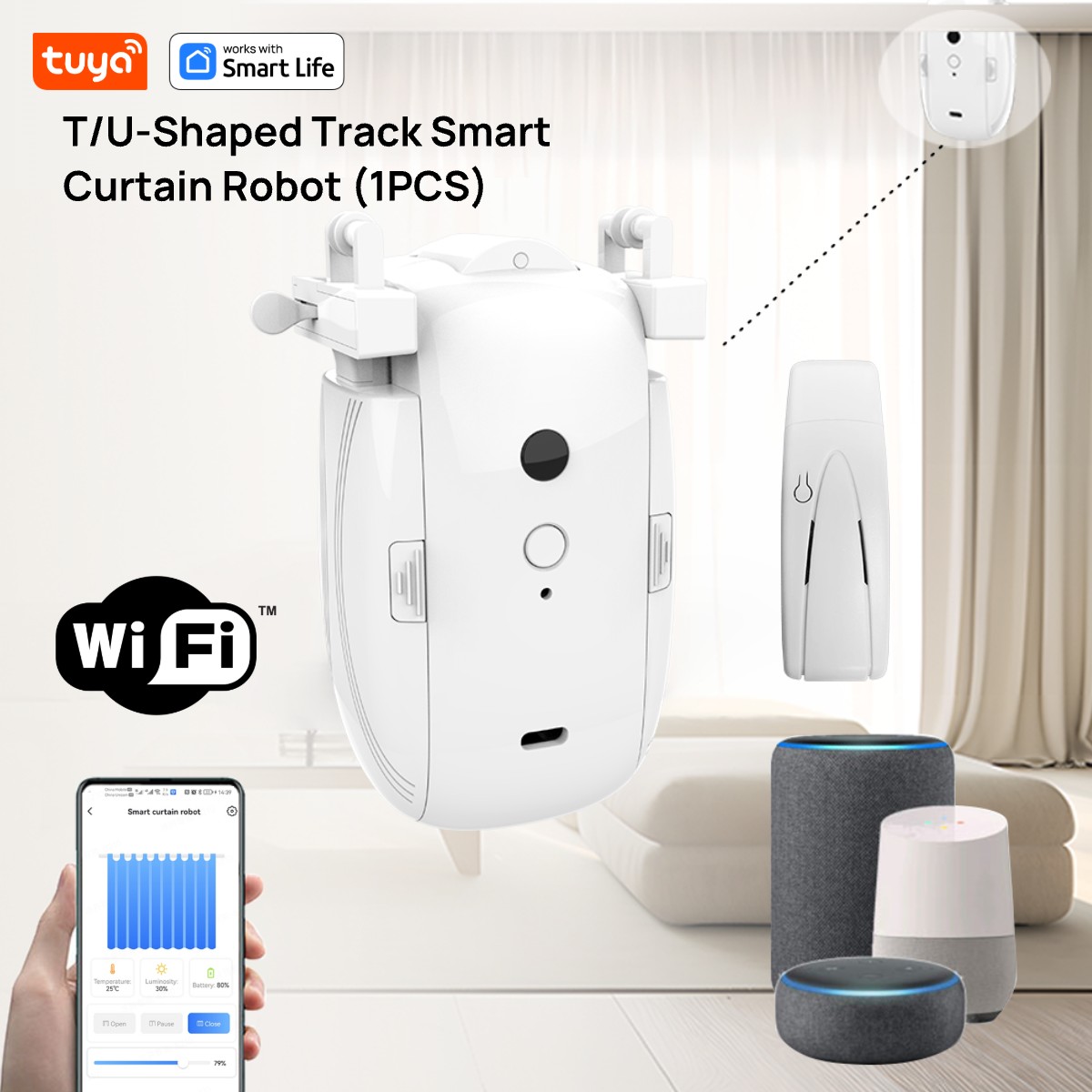 Tuya-Robot rideau WiFi intelli - Smart Home Website avis et prix