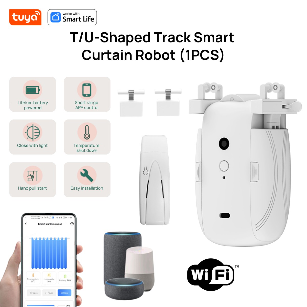 Tuya-Robot rideau WiFi intelli - Smart Home Website avis et prix