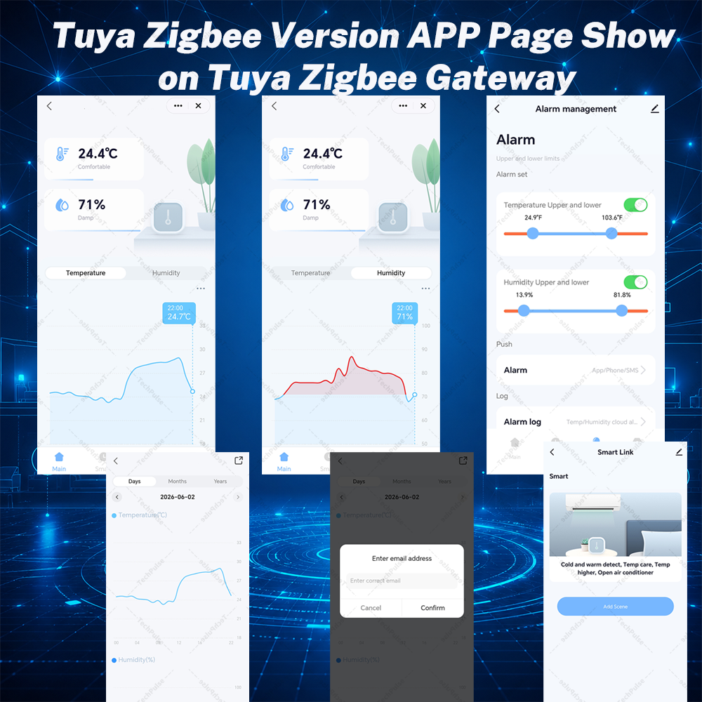 Capteur de température et d'hu - Smart Home Zigbee 3.0 avis et prix