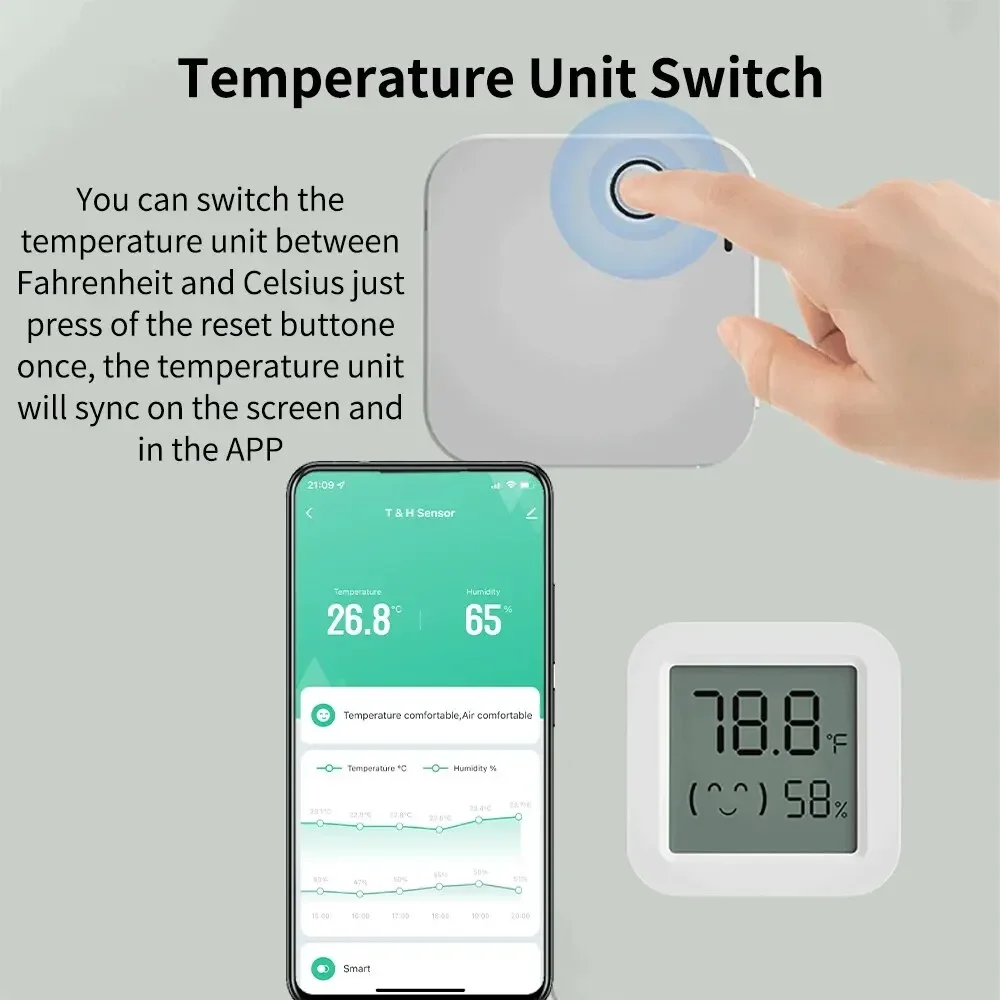 Capteur de température et d'hu - Smart Home Zigbee 3.0 avis et prix