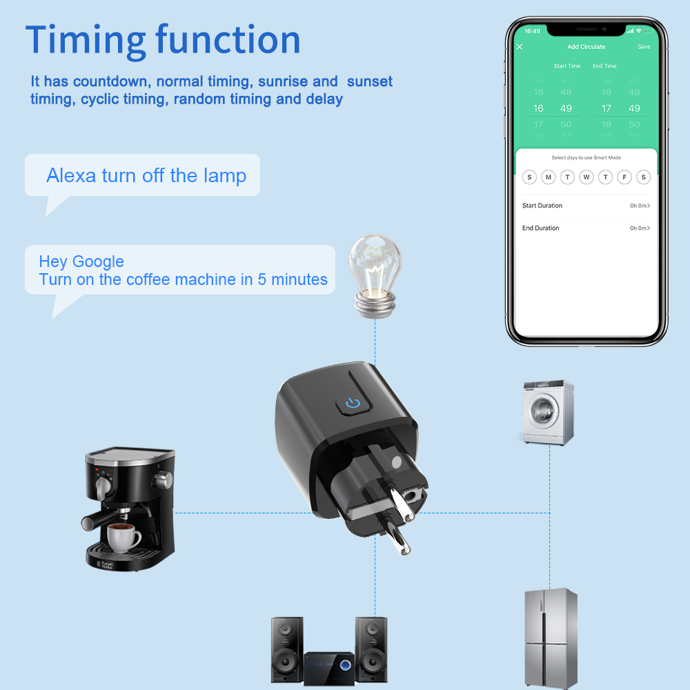 Prise intelligente Tuya WiFi a - Smart Home Networking avis et prix