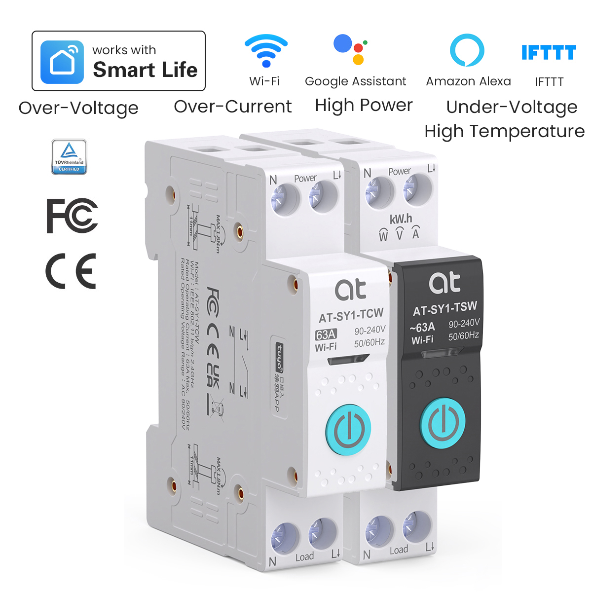 Disjoncteur WiFi intelligent T - Smart Home Voice Control avis et prix