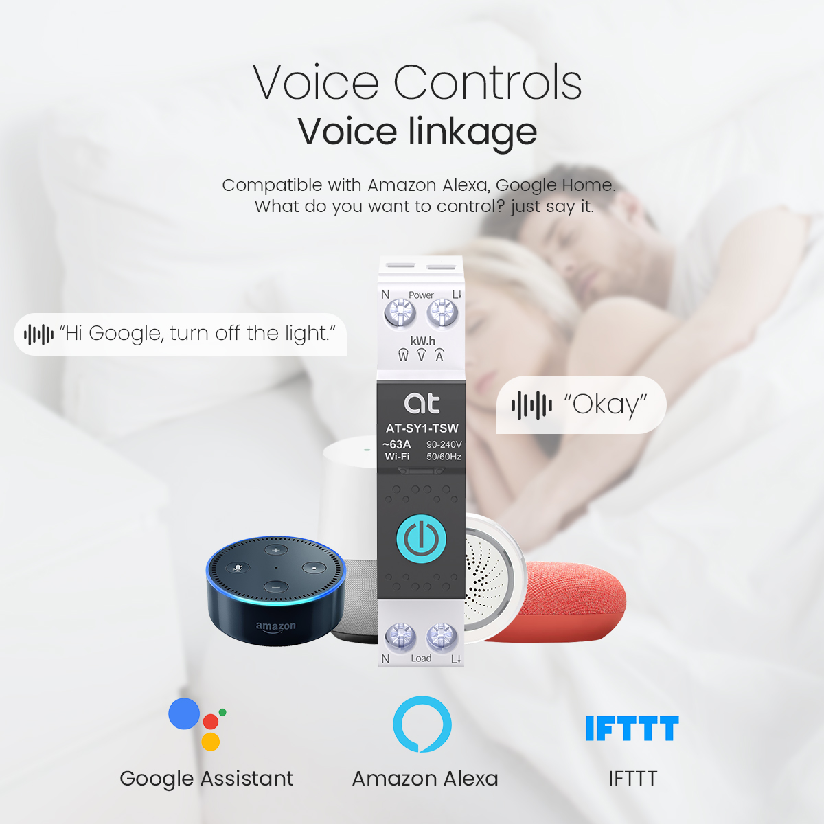 Disjoncteur WiFi intelligent T - Smart Home Voice Control avis et prix