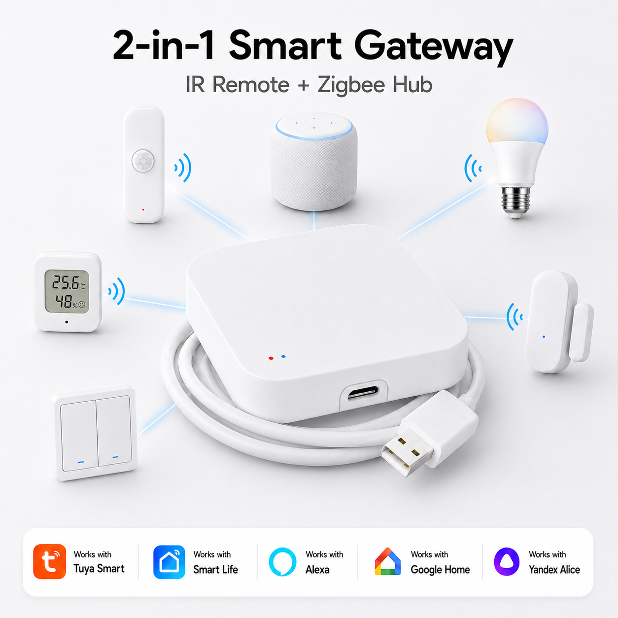 Passerelle Tuya Zigbee 3.0, Hu - Smart Home Bridge avis et prix