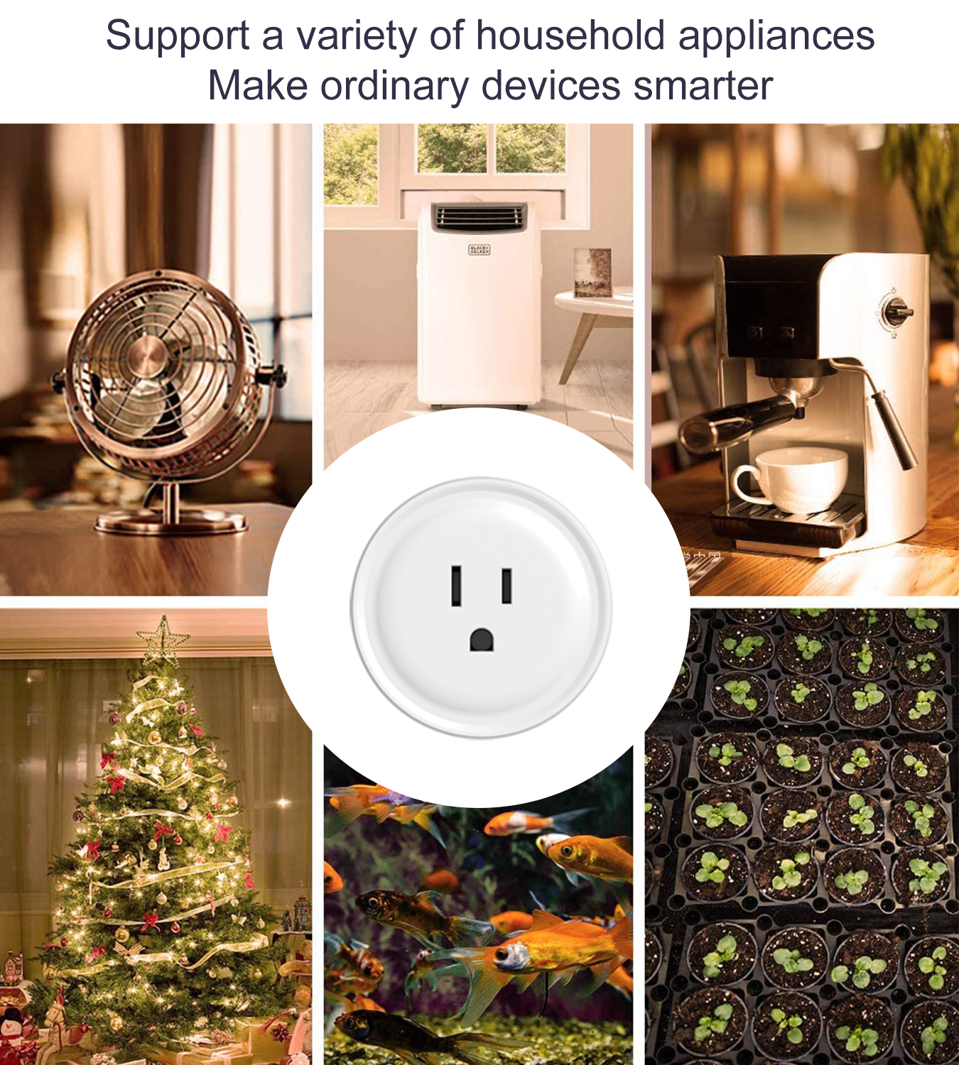 Prise intelligente ronde Tuya  - Smart Home Networking avis et prix