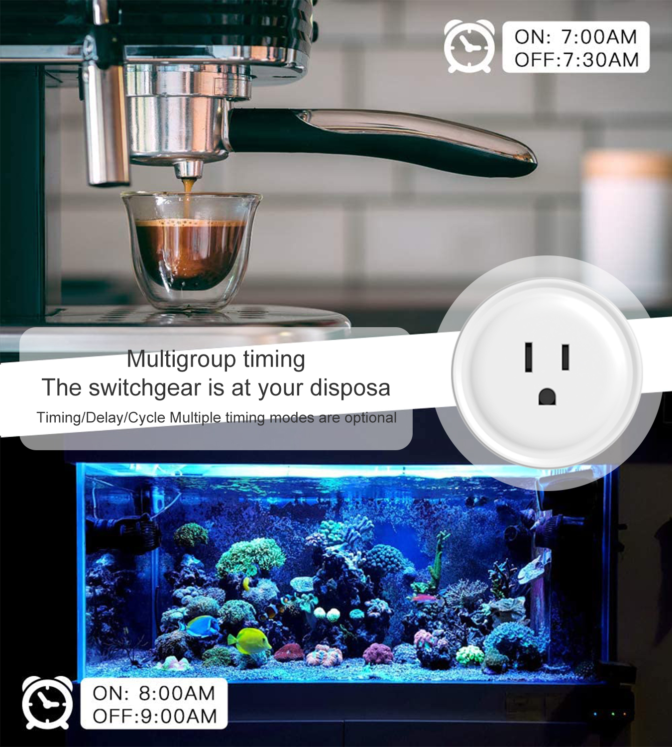Prise intelligente ronde Tuya  - Smart Home Networking avis et prix