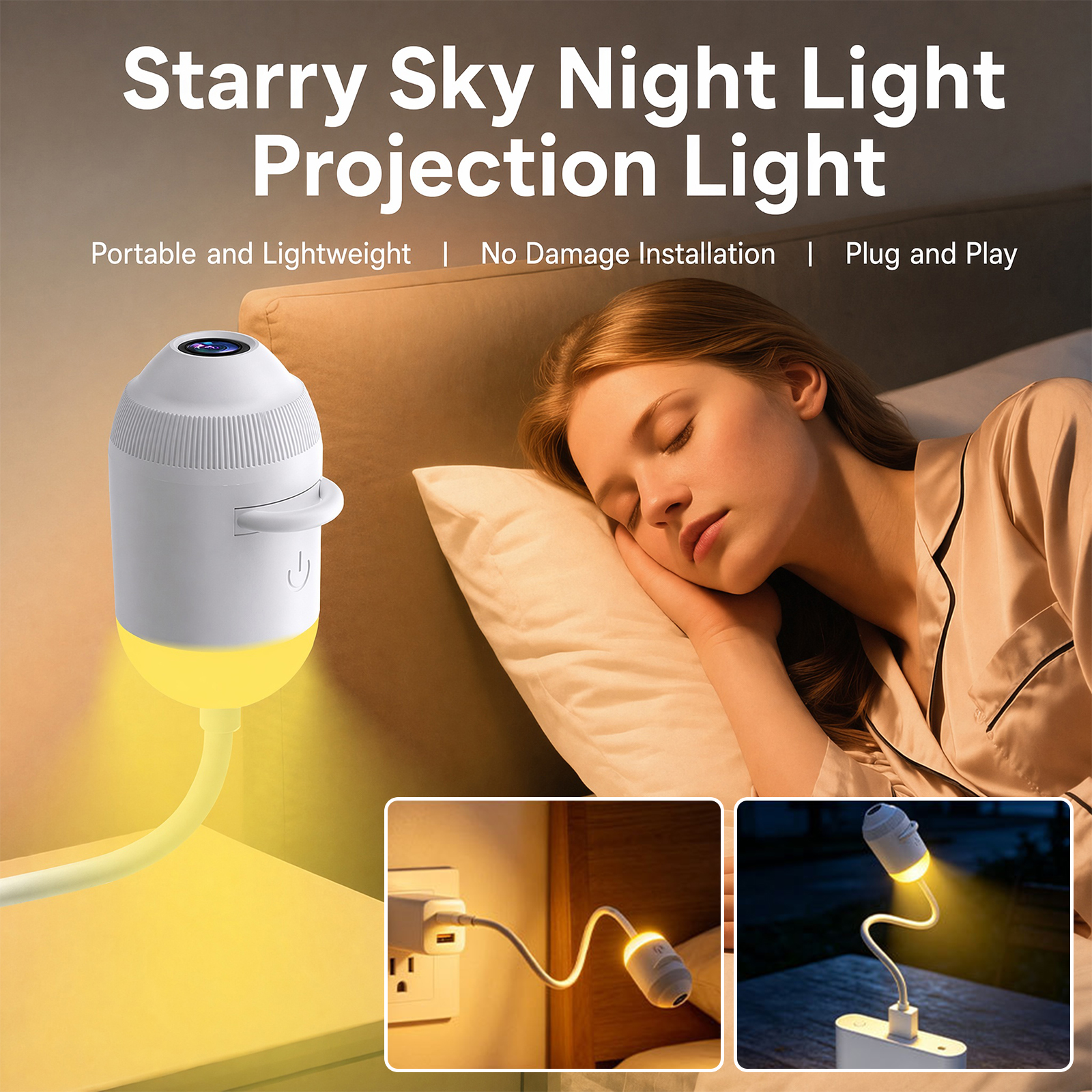 Projecteur de lumière nocturne - Smart Home Ac avis et prix