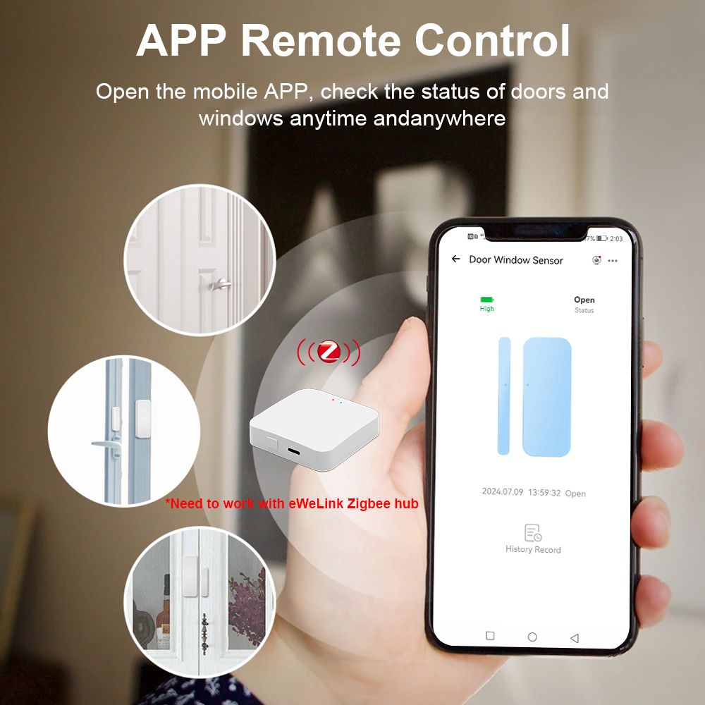 ZigBee – capteur de porte fenê - Smart Home Bridge avis et prix