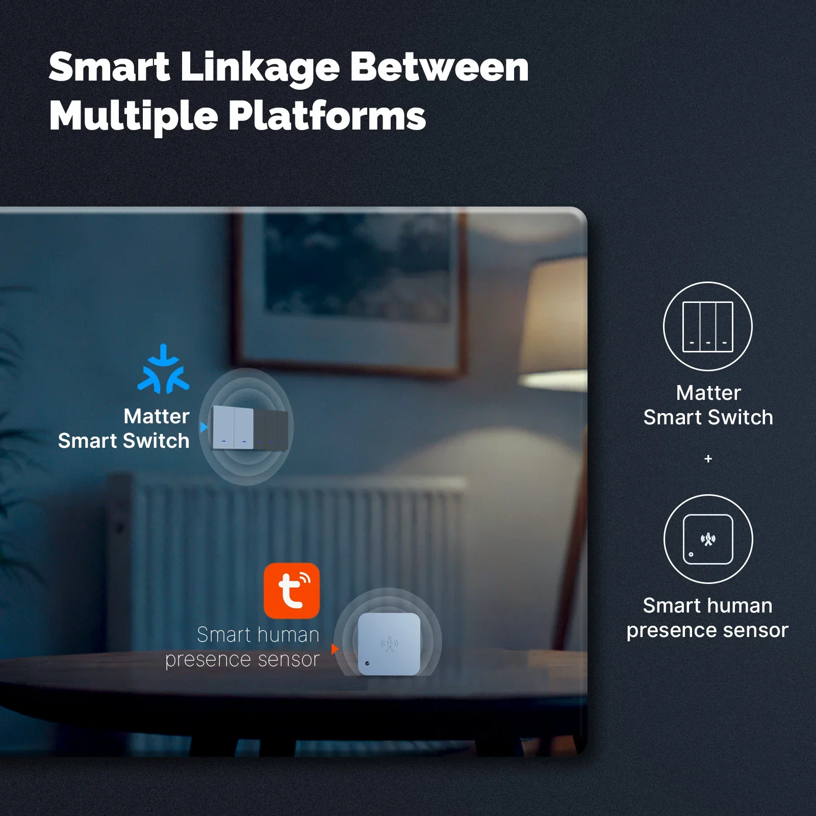 MOES Matter Tuya WiFi bouton l - Smart Home Networking avis et prix