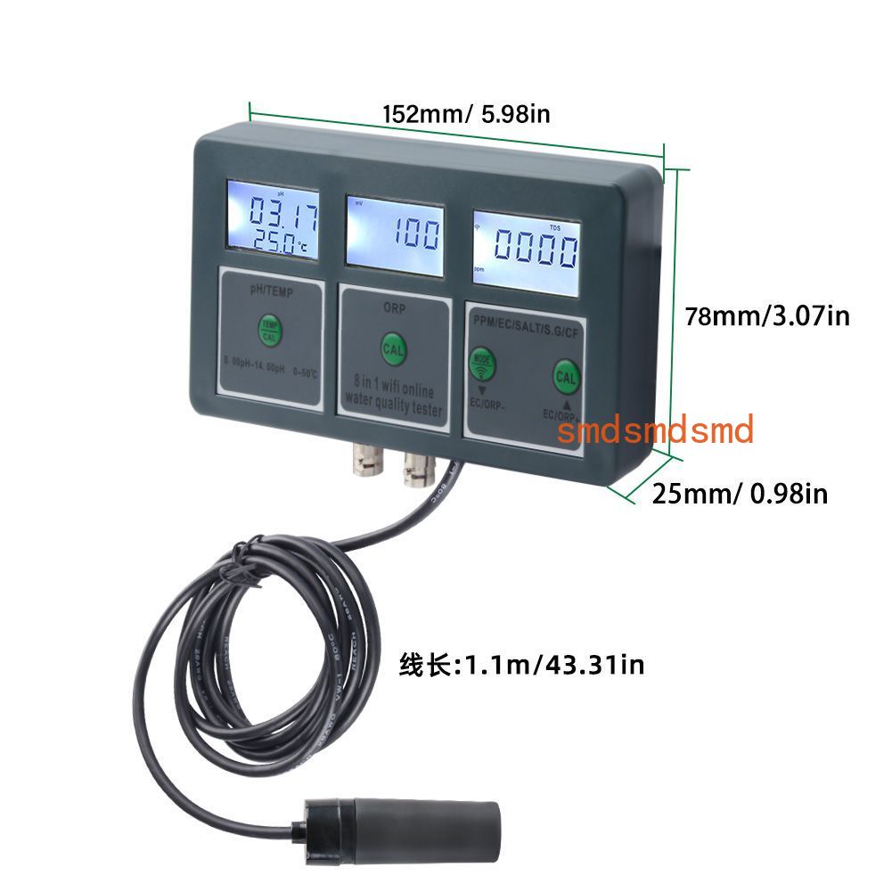 Testeur de qualité de l'eau Wi - Homesmart Online avis et prix