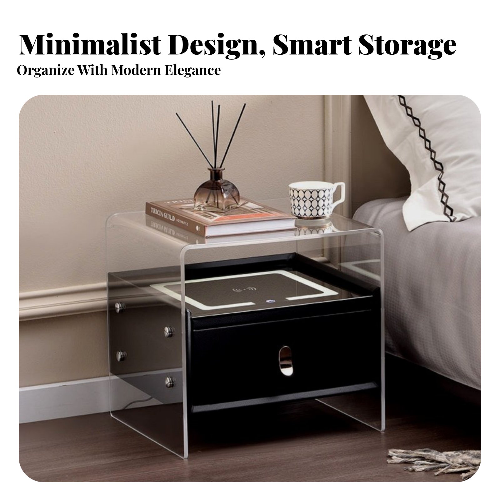 Table de chevet intelligente à - Smart Home Interior avis et prix