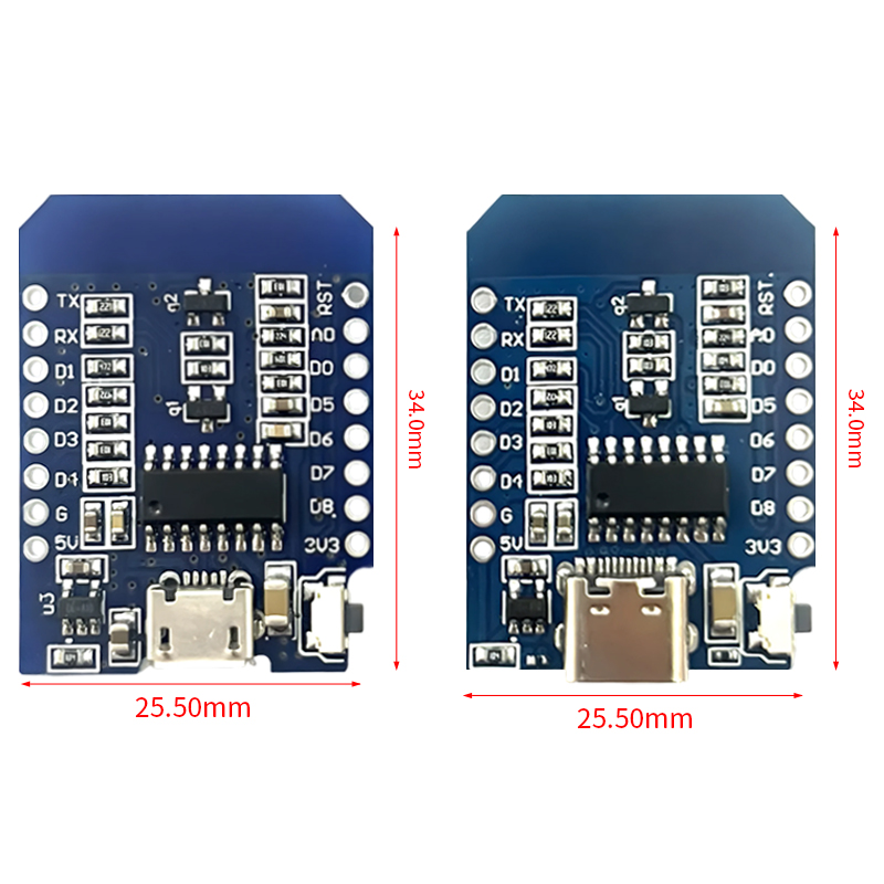 XCW WeMos D1 Mini TYPE-C/Micro - Smart Home Esp8266 avis et prix