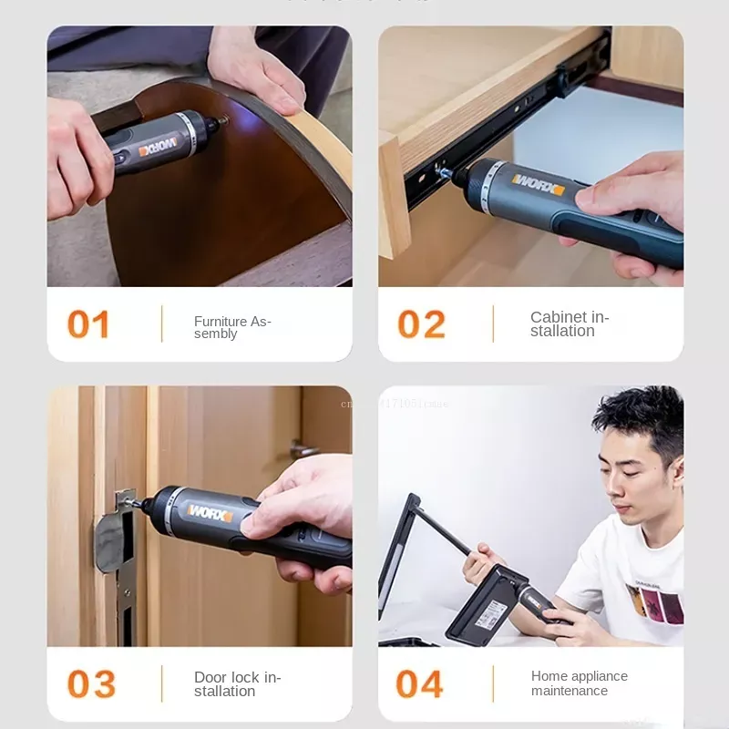 WORX WX242 4V jeu de tournevis - Smart Home Interior avis et prix