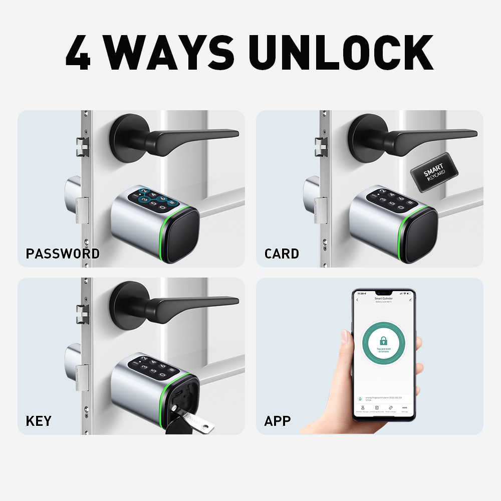 Serrure à cylindre intelligent - Smart Home Website avis et prix