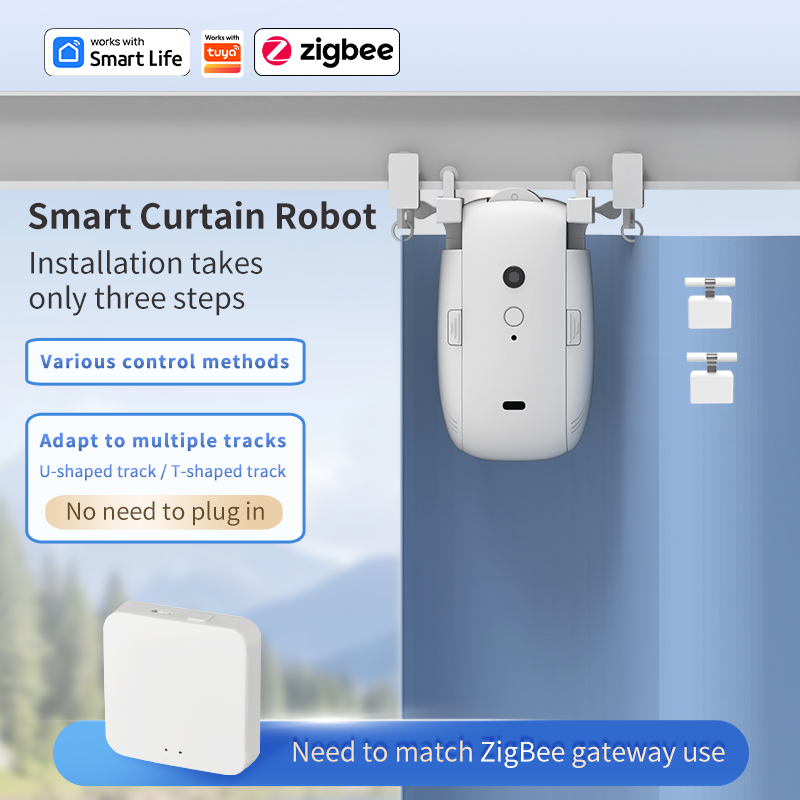 Zigbee – pilote de rideau inte - Smart Home Robot avis et prix