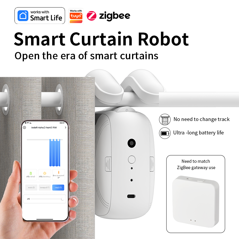 Zigbee – pilote de rideau inte - Smart Home Robot avis et prix