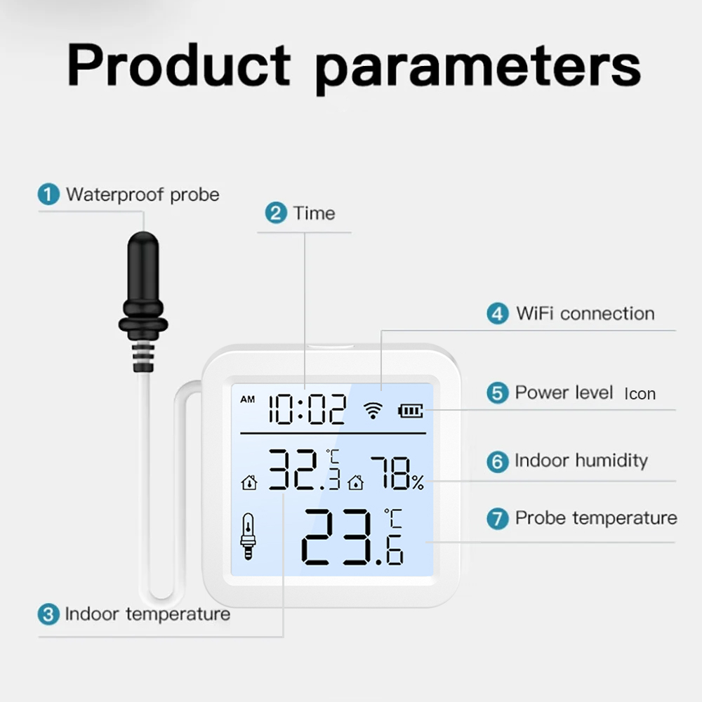 Capteur d'humidité et de tempé - Smart Home Networking avis et prix